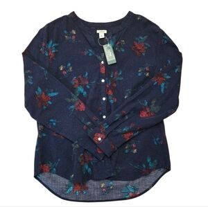 L.L. Bean Floral Top